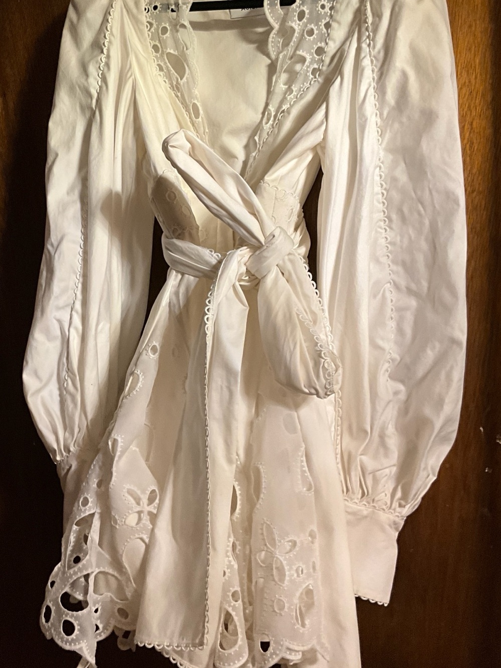 Acler White Vicount Embroidered Dress - Picture 4 of 10